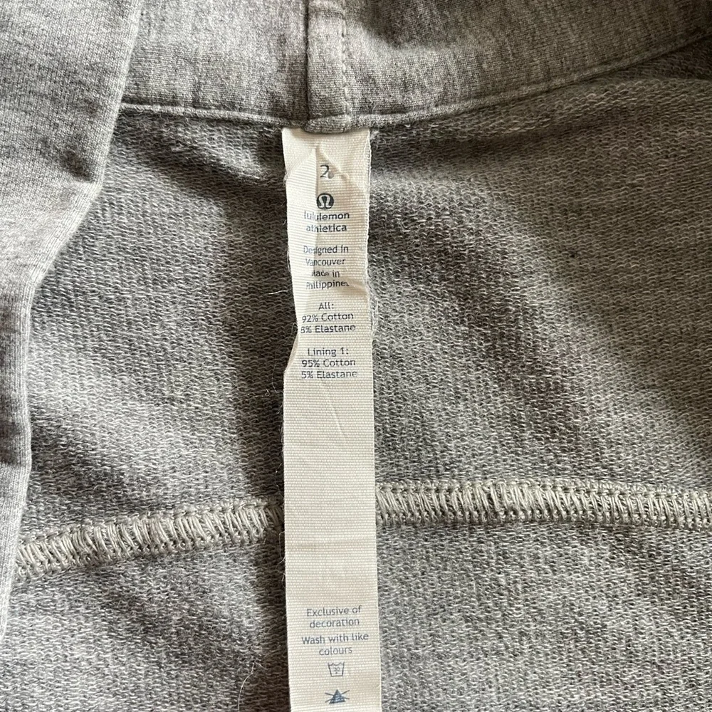 Lululemon Athletica Coast Wrap cardigan in Heather Gray size 2 preowned